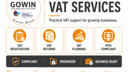We provide practical VAT support for growing businesses, including VAT registration, VAT returns, VAT planning and Making Tax Digital compliance. Our team helps you stay organised, meet HMRC requirements and keep your VAT affairs running smoothly.