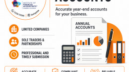 We provide professional annual accounts support for limited companies, sole traders and partnerships, helping you stay accurate, compliant and on time.